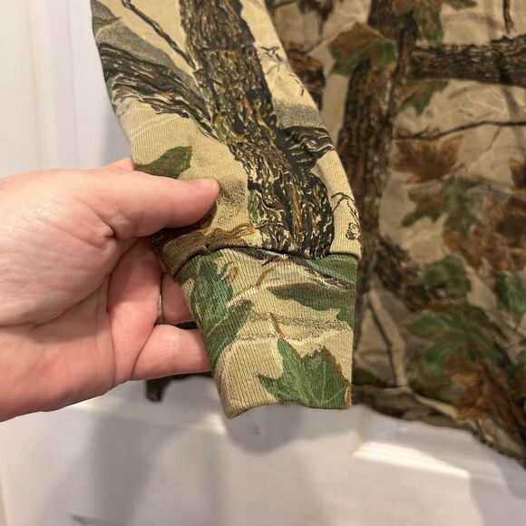 Vtg SPARTAN Realtree USA Long Sleeve Turtleneck Camo Hunting Shirt Small Medium - Picture 3 of 7